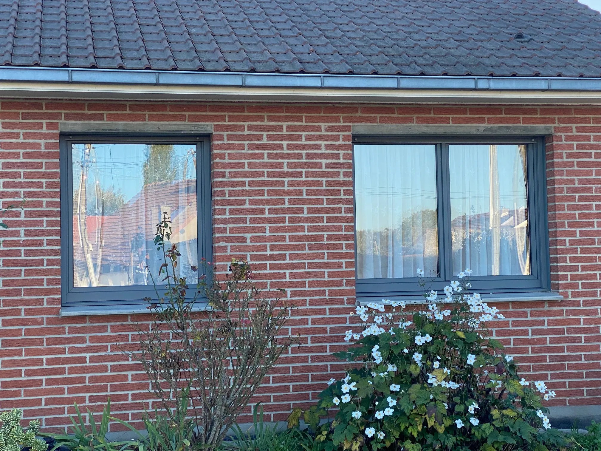 Fenêtres pvc gris anthracite