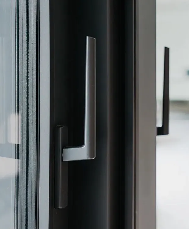 Poignée coulissant aluminium