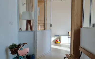 Portes battantes acier