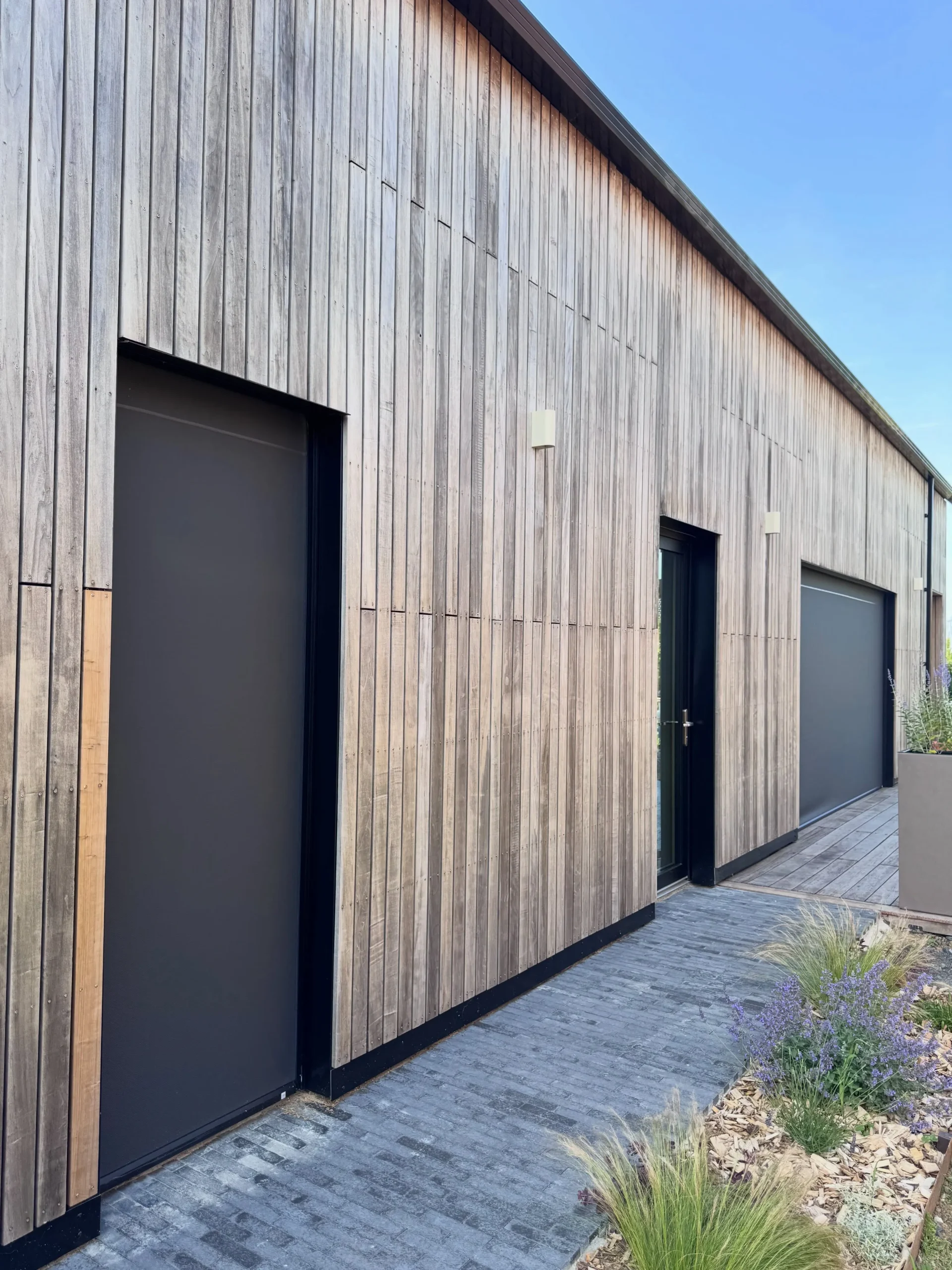 Menuiserie pvc gris anthracite