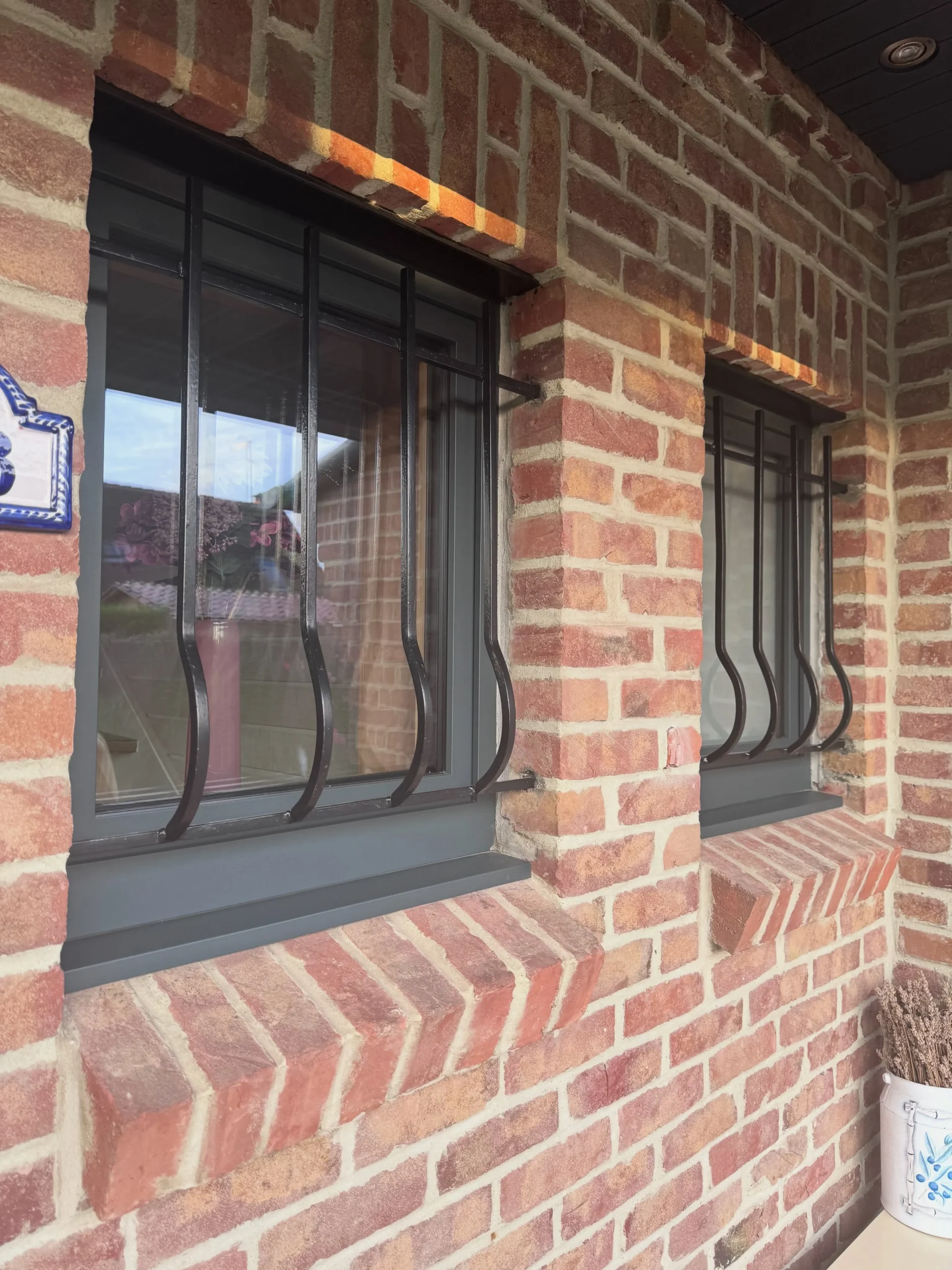 Fenêtres pvc gris
