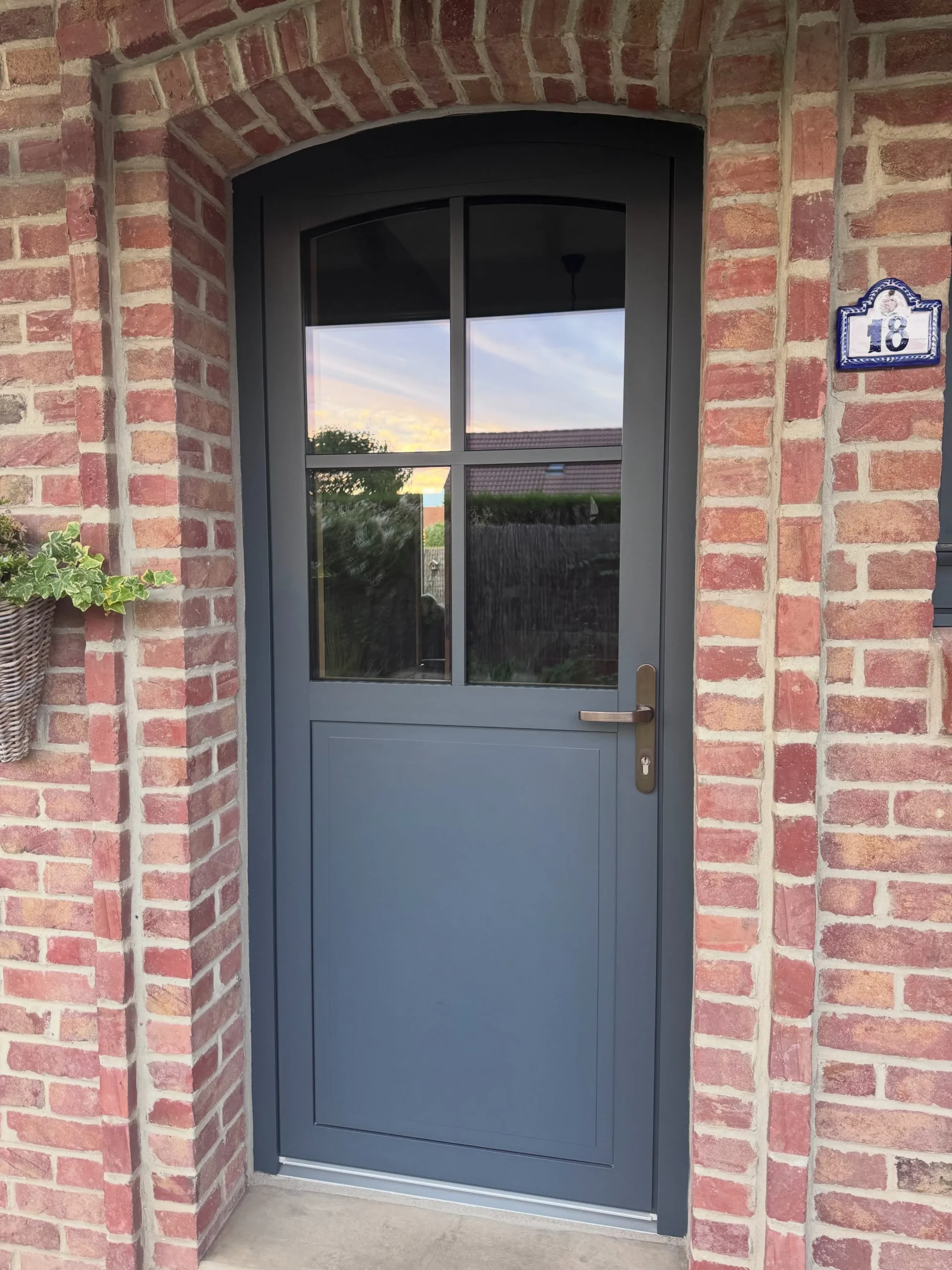 Menuiserie pvc gris anthracite